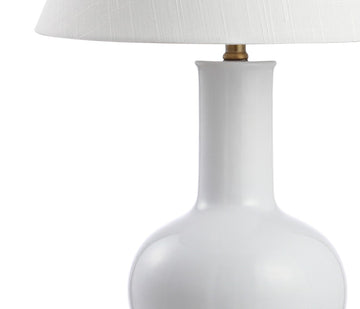 Han 27" Ceramic/Iron Contemporary USB Charging LED Table Lamp - JONATHAN Y